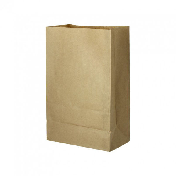 Imagen de BOLSA KRAFT SIN ASAS DE PANADERIA