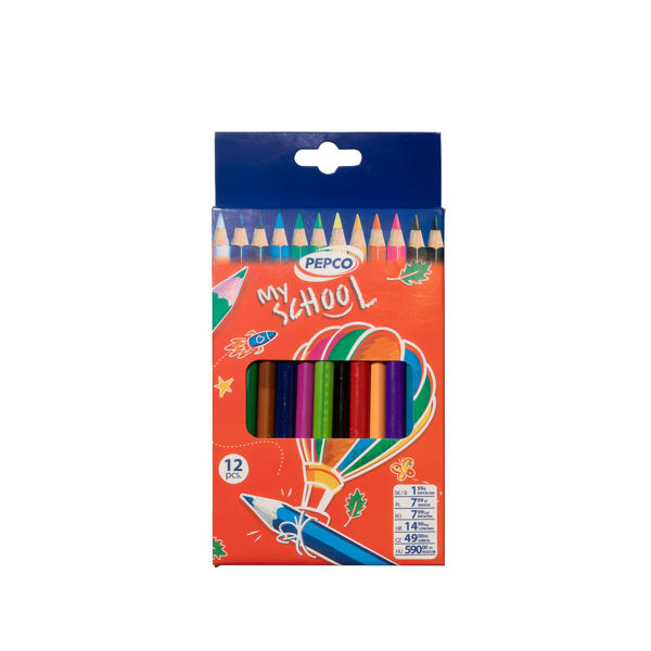 Imagen de LAPICES DE COLORES GRUESOS TRIANGULARES PEPCO X12