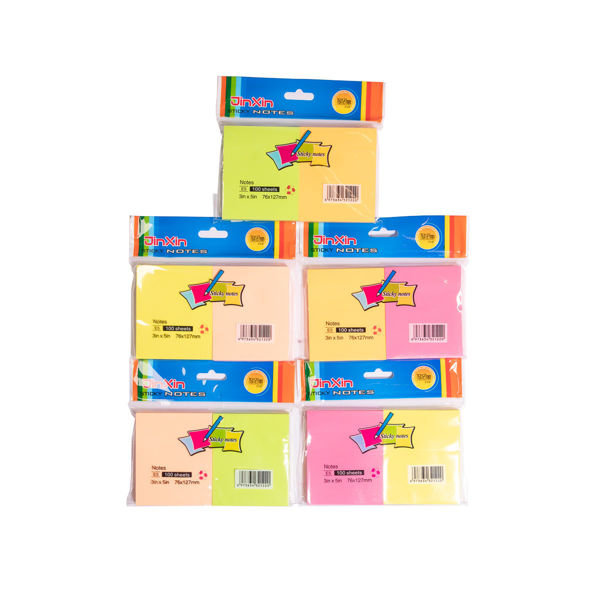 Imagen de NOTA ADHESIVA X2 COLORES (7.6  X 12.7 CM)