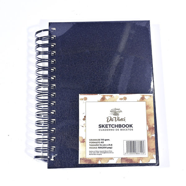 Imagen de LIBRETA A5 BLOCK SKETCHBOOK DA VINCI 110 GRS