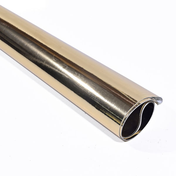 Imagen de HOJA DE PAPEL DORADO BRILLANTE LISO 70 CMS X 1 METRO