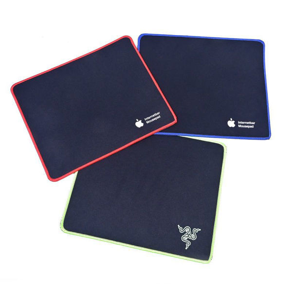 Imagen de PAD MOUSE GRANDE CON RIBETE DE COLORES