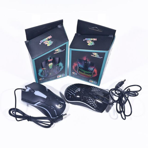 Imagen de MOUSE GAMER CON LUZ MULTICOLOR