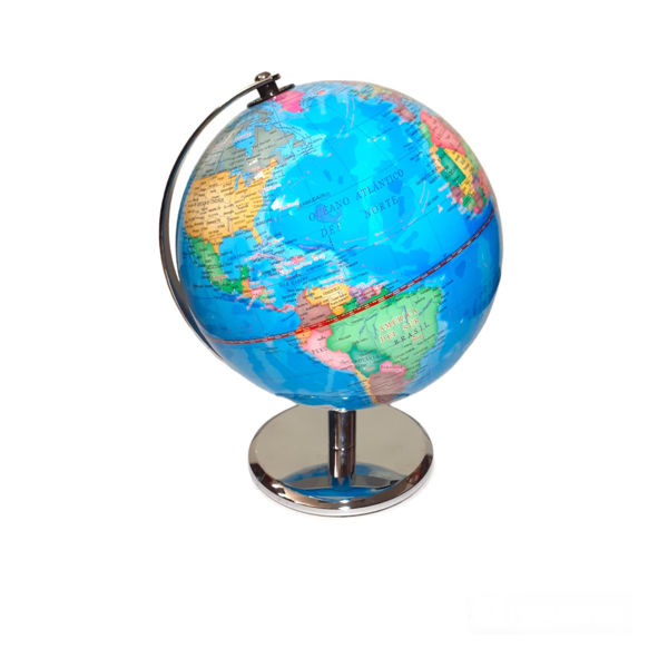 Imagen de GLOBO TERRAQUEO 25 CMS BASE DE METAL