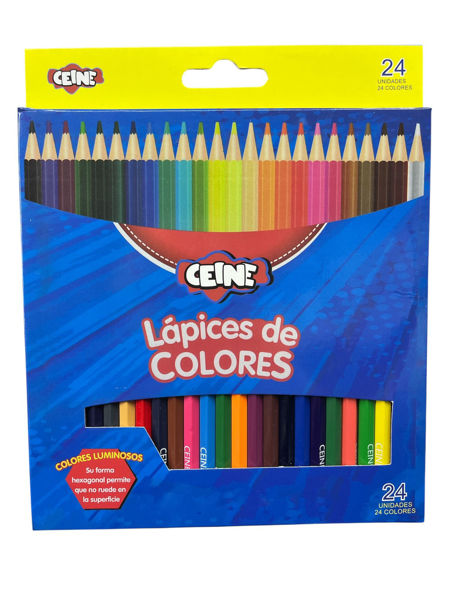 Imagen de SET DE 24 LAPICES DE COLORES CEINE