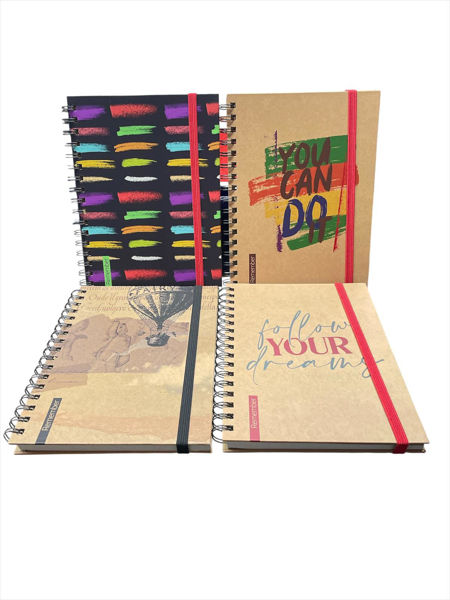 Imagen de CUADERNO REMEMBER PRINT EXTRA CON ELÁSTICO 3480K-80