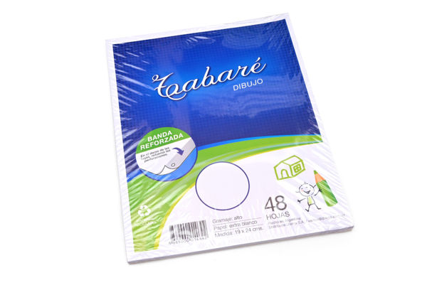 Imagen de HOJAS TABARE PARA DIBUJO X 48