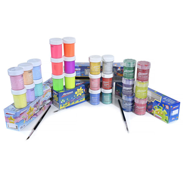Imagen de SET DE TEMPERAS ARTESCO X6